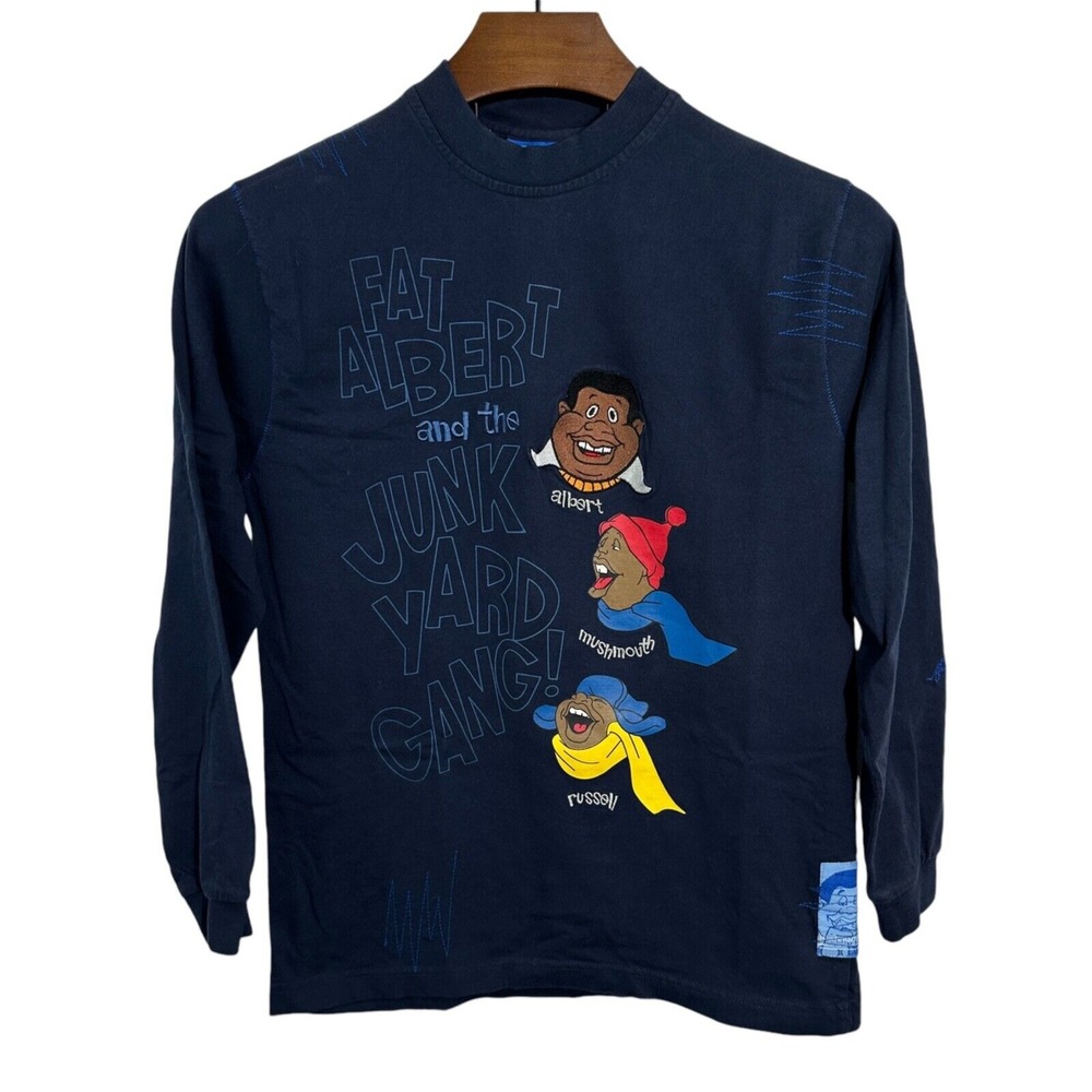 PLATINUM FUBU Fat Albert & Junkyard Gang Long Sleeve Embroidery M‎ 12-14